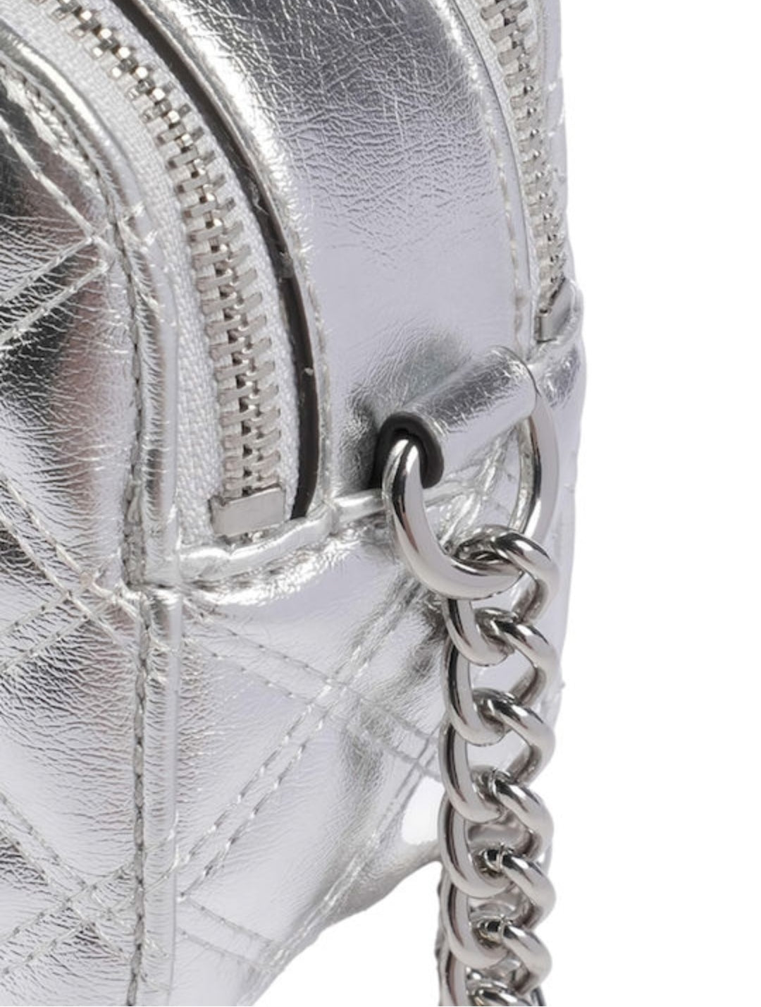 Guess Giully Camera Women's Bag Crossbody Silver