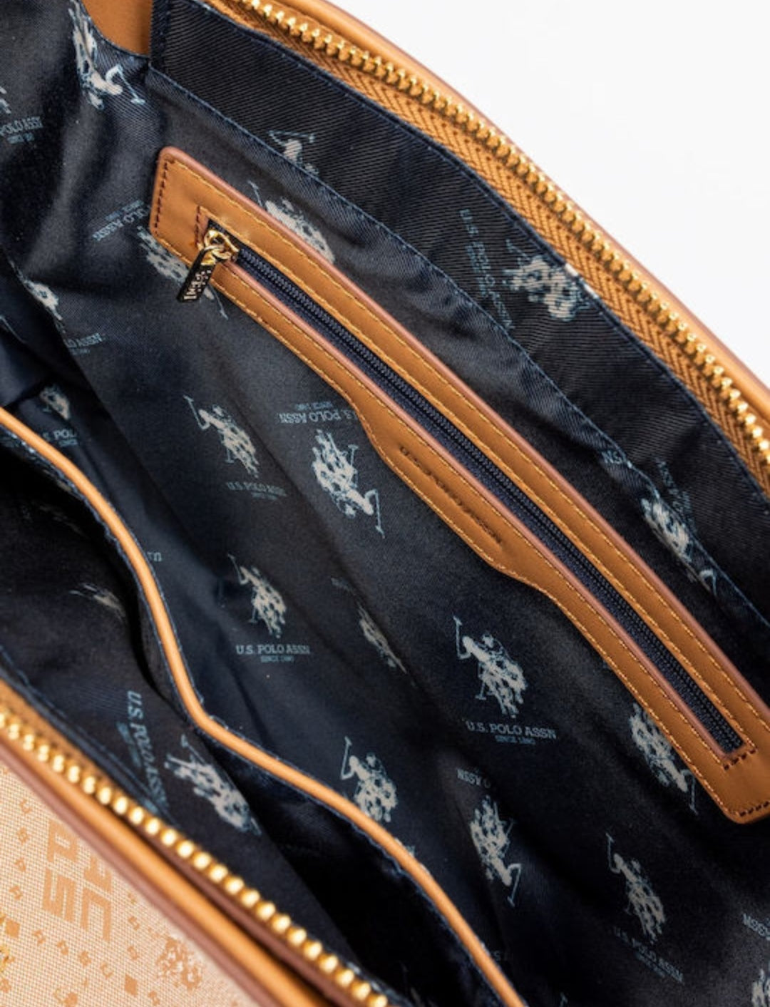 U.S. Polo Assn. Hampton women's bag shoulder beige