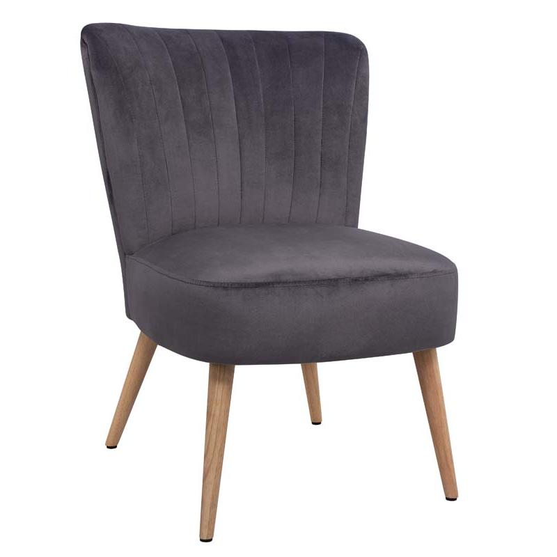 CARISSA CHAIR 59X69X18CM GREY