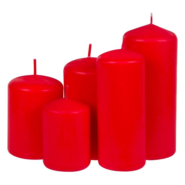 Σετ Κεριά Κολώνα Κόκκινα
- 5 τμχ.