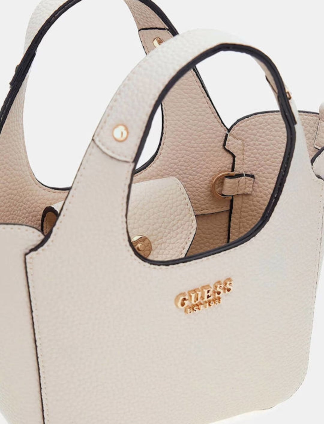 Guess Set women's bag tote handbag ecru