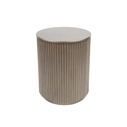 Nomad Round Side Table - Antique Gold